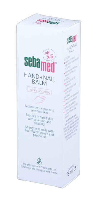 SEBAMED Balzams rokām un nagiem ar mitrinošo iedarbību, 75 ml
