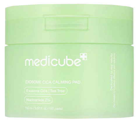 MEDICUBE Exosome Cica Nomierinošie spilventiņi, 100 gab.