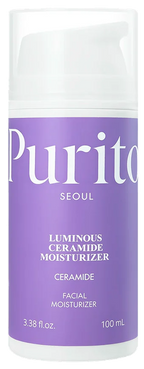 PURITO mitrinošs sejas krēms ar luminoziem ceramīdiem, 100 ml
