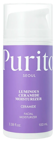 PURITO mitrinošs sejas krēms ar luminoziem ceramīdiem, 100 ml