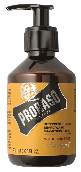 PRORASO Bārdas šampūns ar koksnes un garšvielu smaržu, 200 ml
