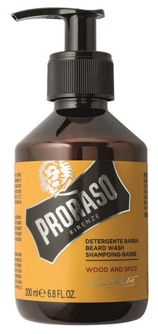 PRORASO Bārdas šampūns ar koksnes un garšvielu smaržu, 200 ml