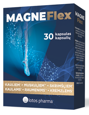 MAGNEFLEX — 30 kapsulu iepakojums
