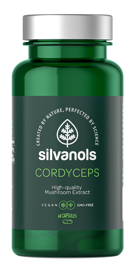 SILVANOLS Cordyceps, 60 kapsulas