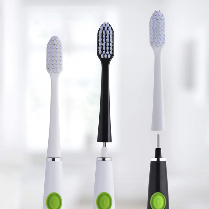GUM Sonic Daily Power Soft (melna) elektriskā zobu birste, 1 gab.