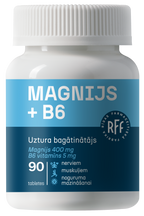 Magnijs + B6 vitamīns, 90 tabletes