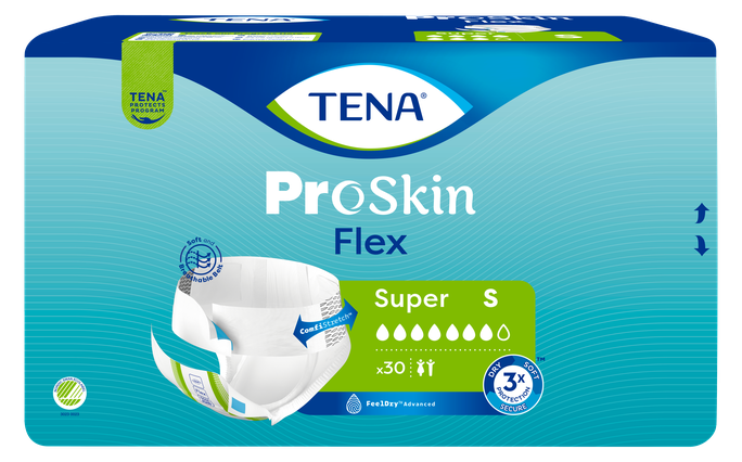 TENA Flex Super S elastīgās jostbikses, 30 gab.