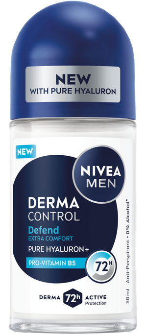 NIVEA Men Derma Control Defend dezodorants-antiperspirants, 50 ml rullītis