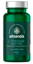 SILVANOLS L-tirozīns 500 mg, 60 kapsulas