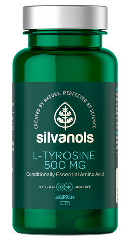 SILVANOLS L-tirozīns 500 mg, 60 kapsulas