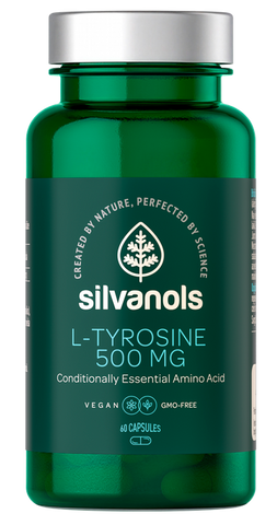 SILVANOLS L-tirozīns 500 mg, 60 kapsulas