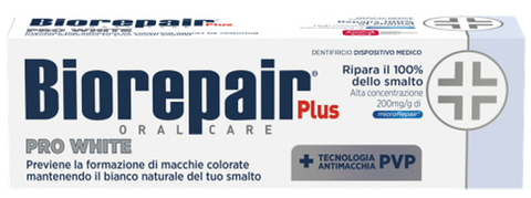 BIOREPAIR Plus Pro White balinoša pasta zobu tīrīšanai, 75 ml