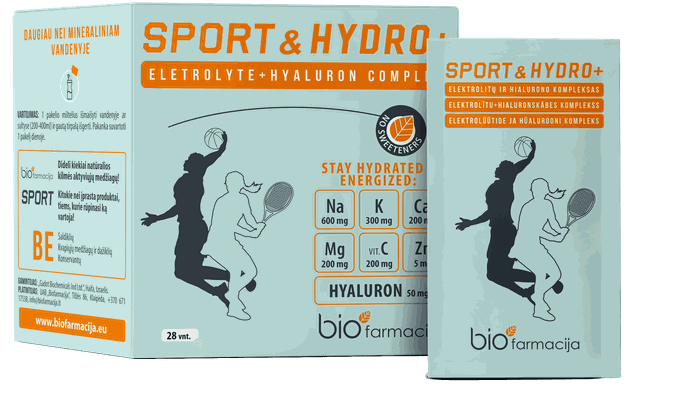 BIOFARMACIJA Sport & Hydro+ - 28 paciņas