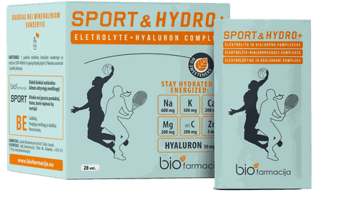 BIOFARMACIJA Sport & Hydro+ - 28 paciņas
