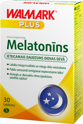 Melatonīna tabletes Walmark®, 30 gab.