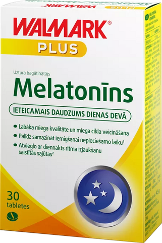 Melatonīna tabletes Walmark®, 30 gab.