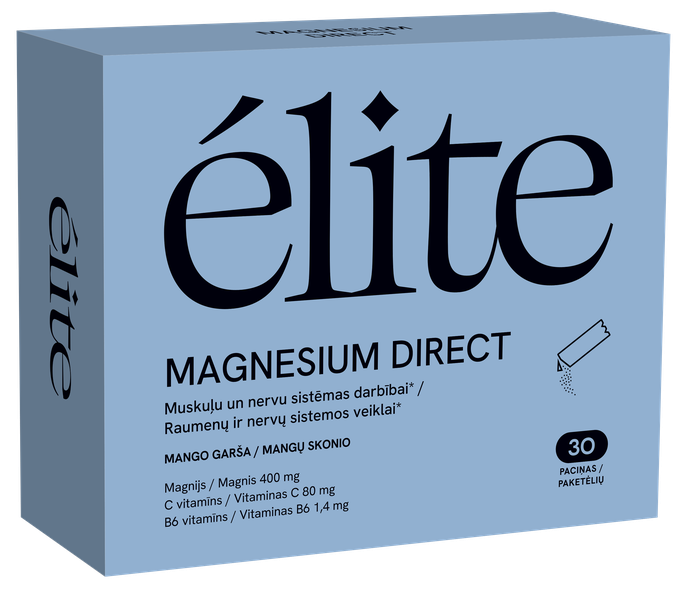 ELITE Magnesium Direct paciņas, 30 gab.