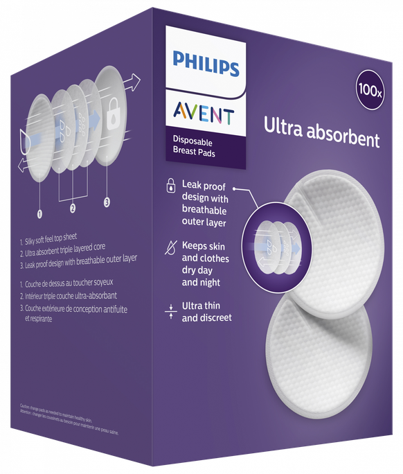 PHILIPS Avent vienreizlietojamie krūštura ieliktņi, 100 iepakojumā