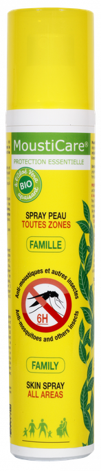 MOUSTICARE Family aerosols ādai izsmidzināmais, 125 ml