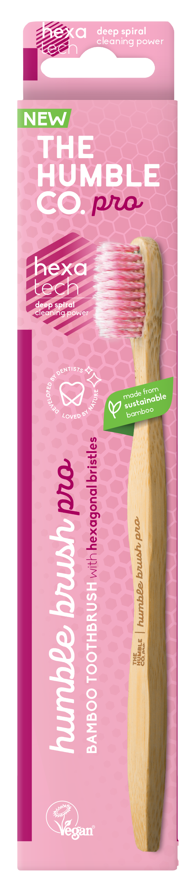 HUMBLE Pro Line zobu birste (violeta) – 1 gab.
