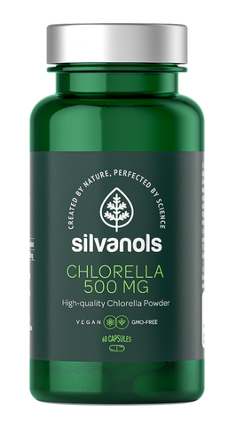 SILVANOLS hlorellas kapsulas 500mg, 60 gab.