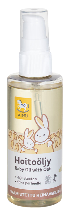 AINU Baby Eco - Naturāla kopšanas eļļa ar auzām, 100 ml