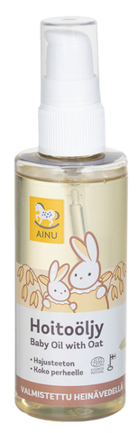 AINU Baby Eco - Naturāla kopšanas eļļa ar auzām, 100 ml