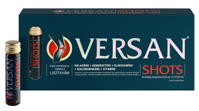 VERSAN Šķidrums locītavām 20 x 10ml pudelītes