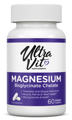 ULTRAVIT   Magnesium Bisglycinate kapsulas, 60 gab.