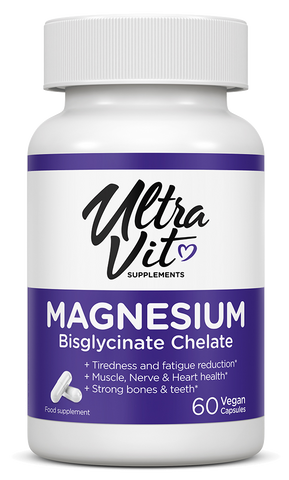 ULTRAVIT   Magnesium Bisglycinate kapsulas, 60 gab.