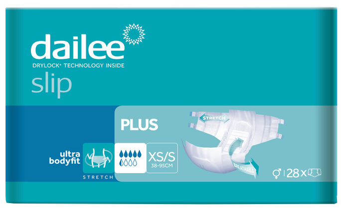 DAILEE Slip Plus XS/S autiņbiksītes, 28 gab.