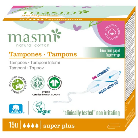 Super Plus "Masmi" tamponi, 15 gab.