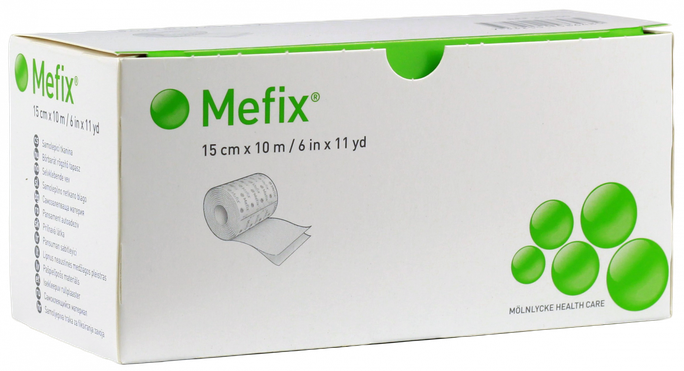 MEFIX leikoplasts 10m garumā un 15cm platumā, 1 rullis