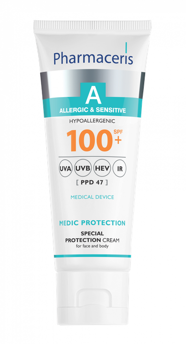 PHARMACERIS A Medic Protection MD saules aizsarglīdzeklis SPF100+, 75 ml