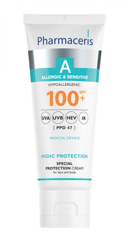 PHARMACERIS A Medic Protection MD saules aizsarglīdzeklis SPF100+, 75 ml
