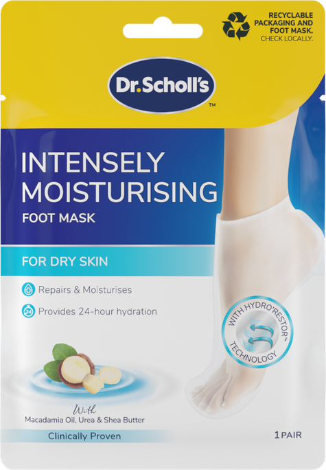 SCHOLL Dry Skin pēdu maska, 1 pāris