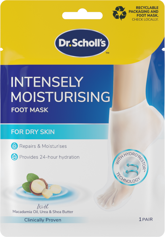 SCHOLL Dry Skin pēdu maska, 1 pāris