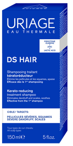 URIAGE DS Hair šampūns ar keratoregulējošu formulu, 150 ml
