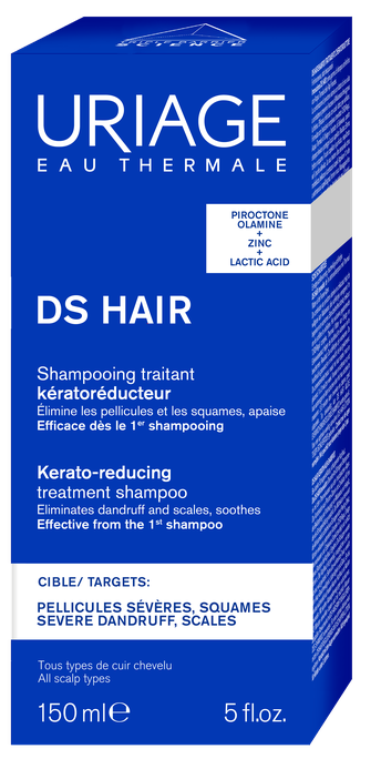 URIAGE DS Hair šampūns ar keratoregulējošu formulu, 150 ml