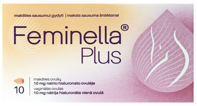 FEMINELLA Plus - 10 vaginālās ovulas