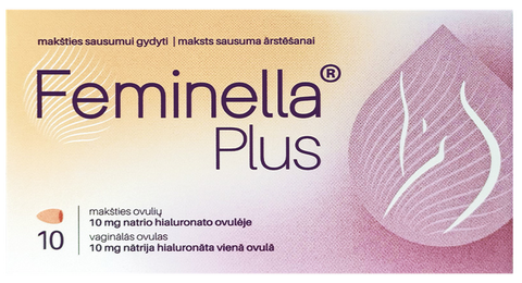 FEMINELLA Plus - 10 vaginālās ovulas
