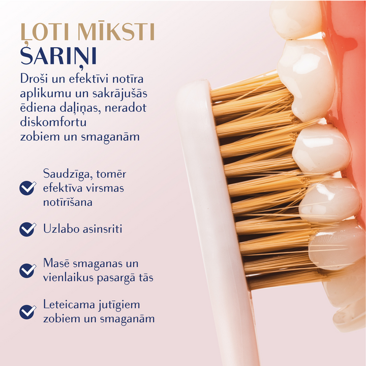 ROYAL DENTA Gold Super Soft – mīksti zobu birstes sarmiņi, 1 gab.