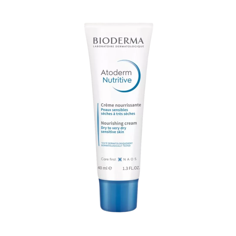 BIODERMA sejas krēms Atoderm Nutritive 40 ml – barojošs mitrinātājs sausai un jutīgai ādai