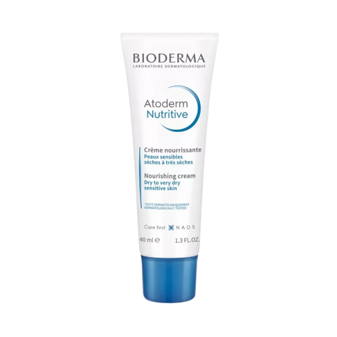 BIODERMA sejas krēms Atoderm Nutritive 40 ml – barojošs mitrinātājs sausai un jutīgai ādai
