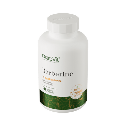 OstroVit Berberine, Berberīns 90 Tabletes – vielmaiņai, cukura līmenim un sirdsdarbībai