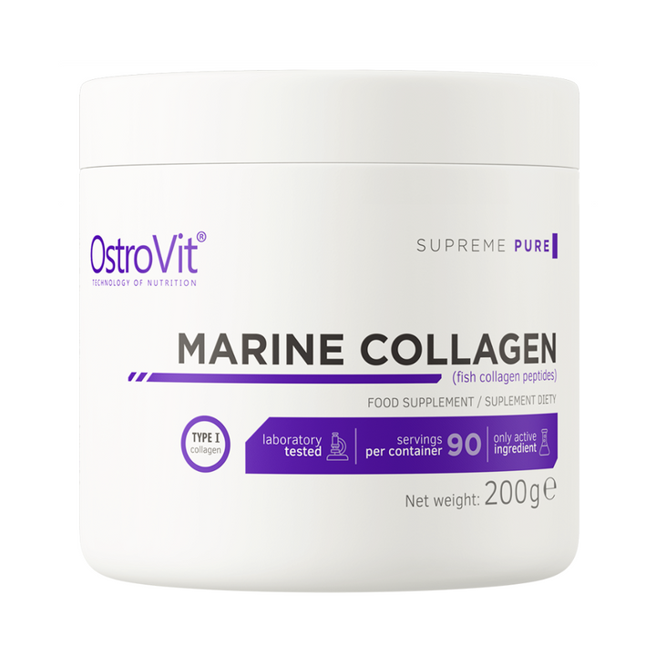 OstroVit Marine Collagen 200 g – dabīgs jūras kolagēns skaistai ādai, matiem un nagiem – agmarket.lv

