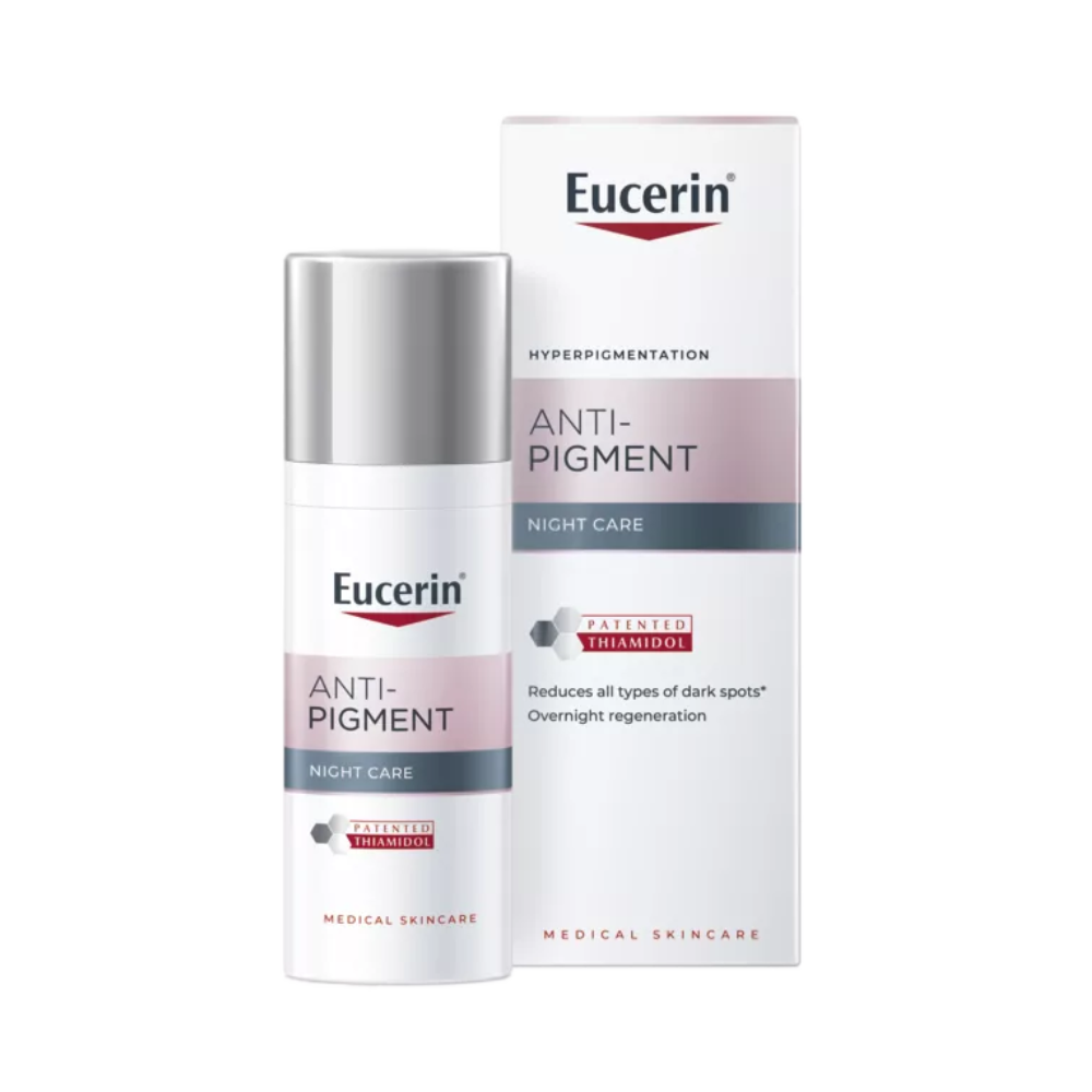 EUCEIRN sejas krēms Anti-Pigment Night 50 ml – pret tumšiem plankumiem un hiperpigmentāciju naktī
