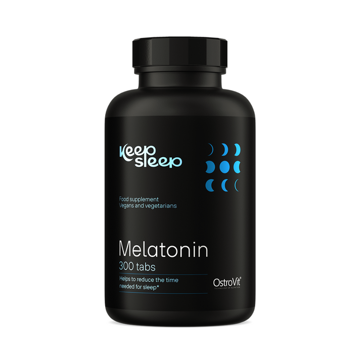 OstroVit Keep Sleep Melatonīns 300 tabletes – dabisks miega atbalsts un veselīgam diennakts ritmam – agmarket.lv  
