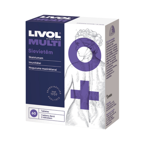 Livol Multi Women 60 tabletes vitamīni sievietēm