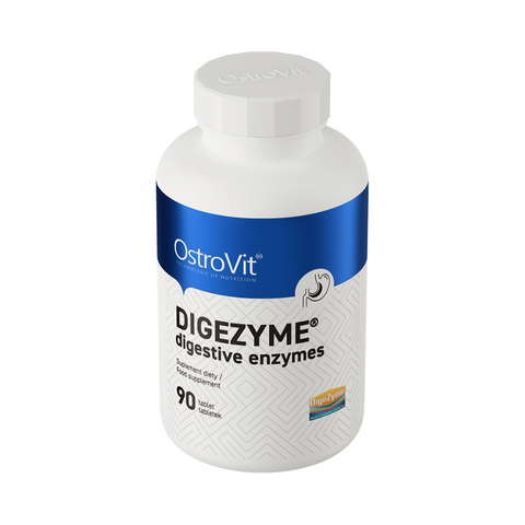 OstroVit DigeZyme virškinimo fermentų kompleksas 90 tablečių – virškinimo palaikymui